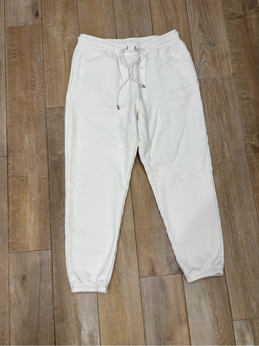 Air Jordan 'Sail' Men's Size Large (L) Fleece Pants Joggers | FJ0696-133